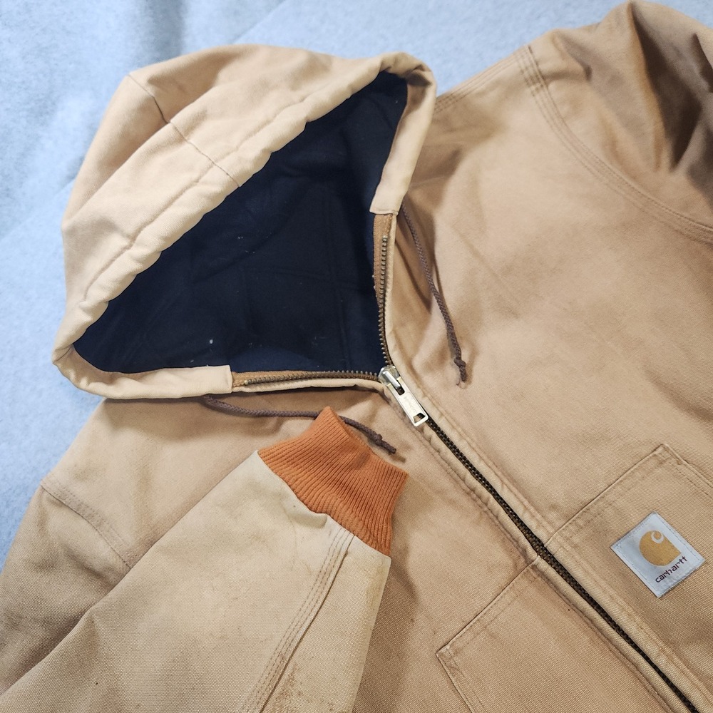 Carhartt BRN Insulated Duck Canvas Active Jacket Mens Workwear NO SIZE TAG